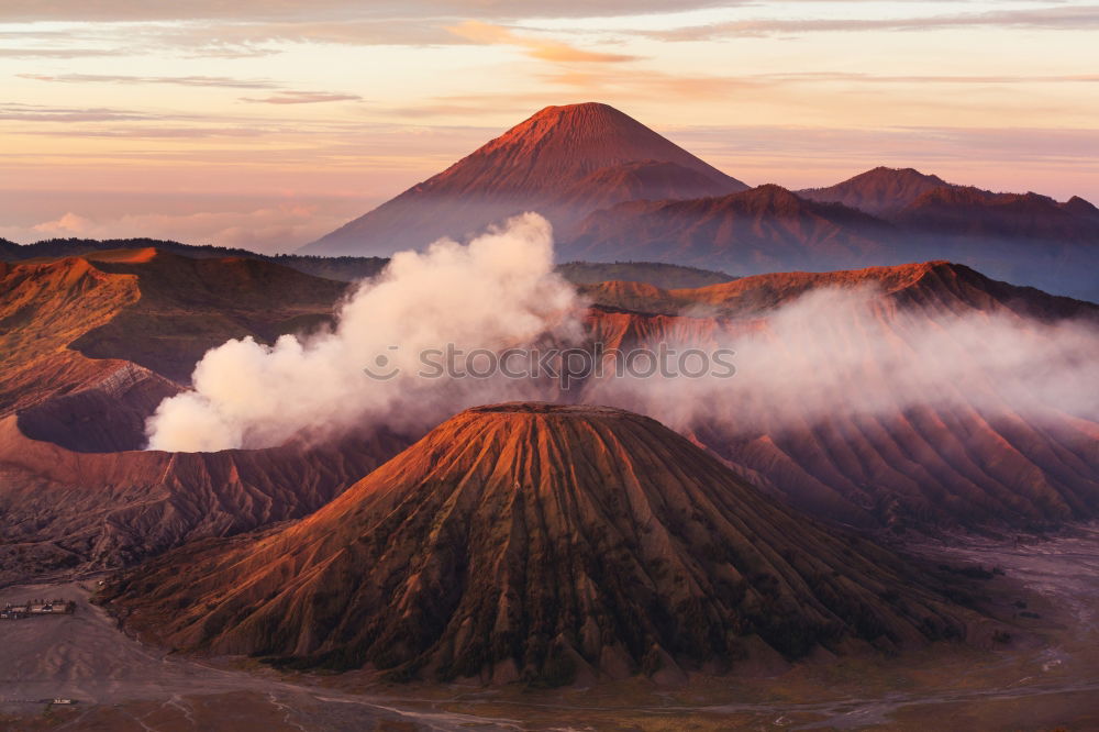 Similar – Image, Stock Photo Volcano Bromo and Semeru