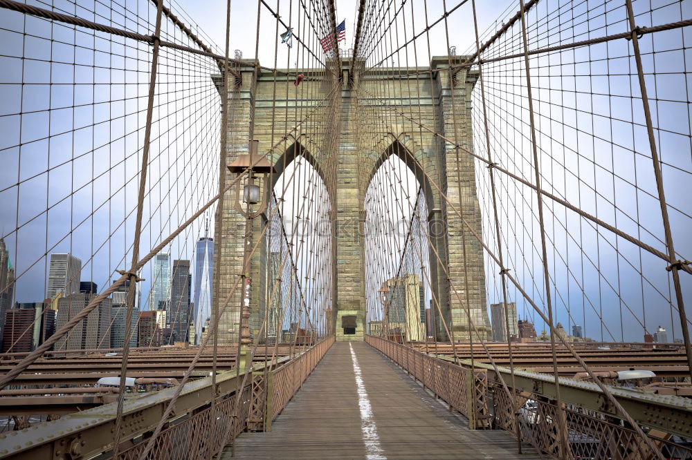 Similar – Image, Stock Photo bridging day New York City