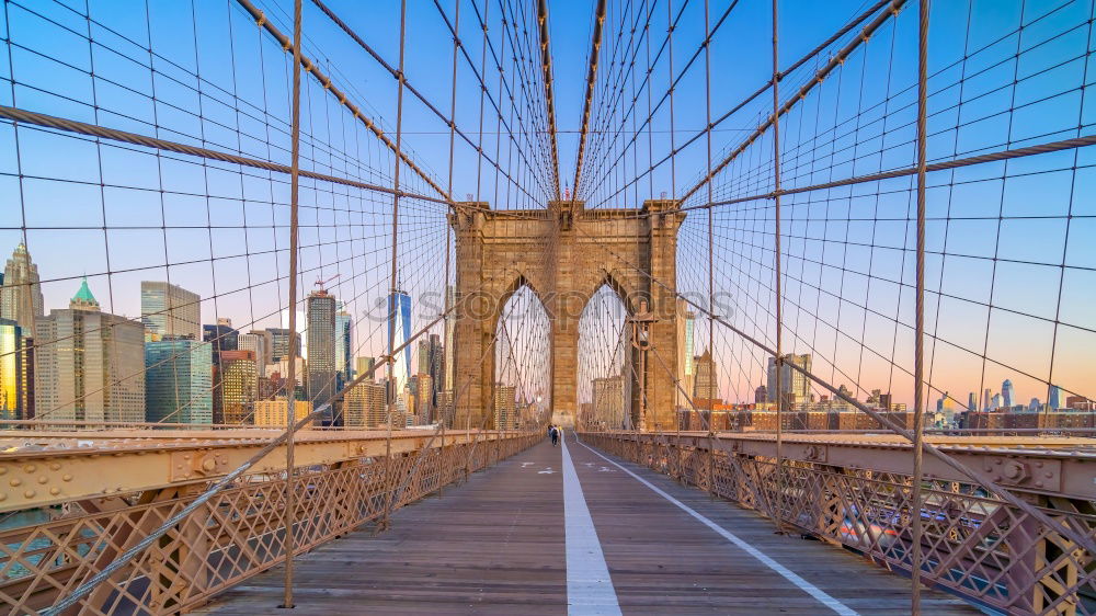 Similar – Image, Stock Photo bridging day New York City