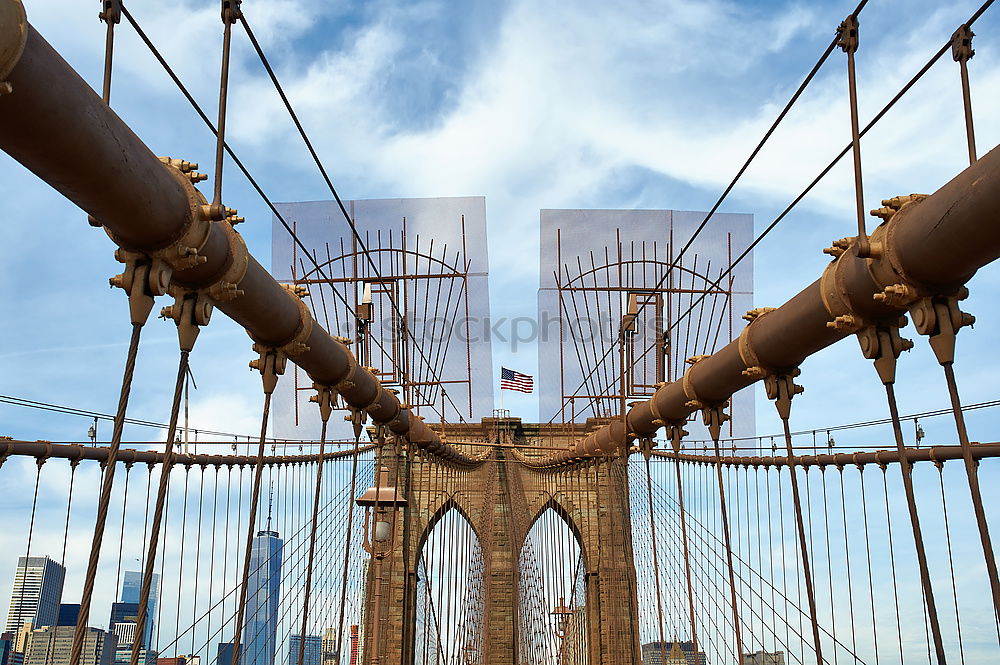 Similar – Image, Stock Photo bridging day New York City