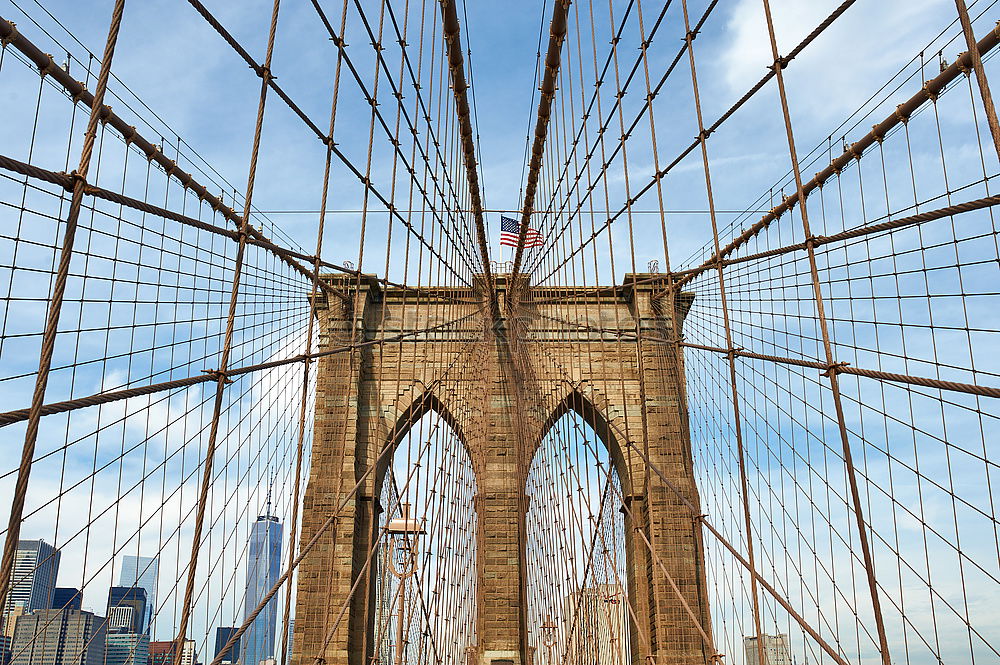 Similar – New York Brücke bevölkert