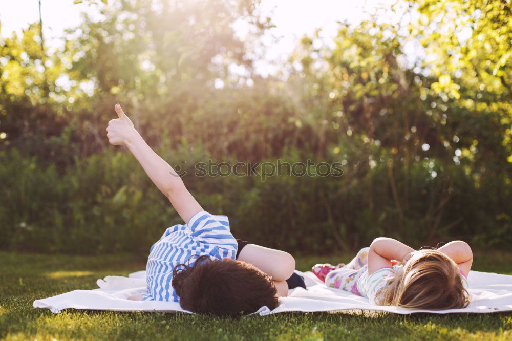 Similar – Image, Stock Photo Happy lesbian family with child