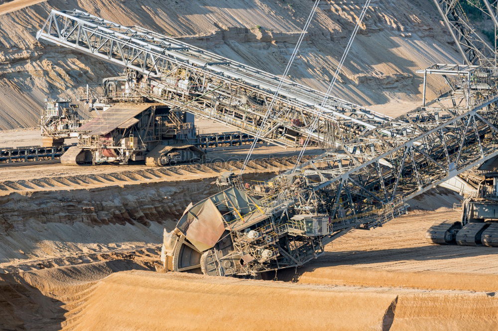 Similar – Largest bucket wheel excavator in the world