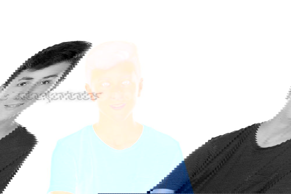 Similar – Image, Stock Photo Portrait of a teenager
