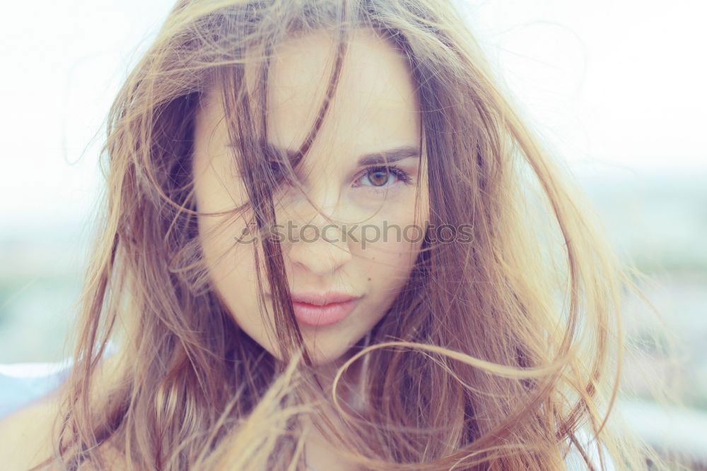 Similar – Image, Stock Photo Deep looking Paulina