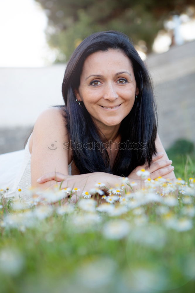 Similar – Happy woman posing looking at camera ( Lifestyle )