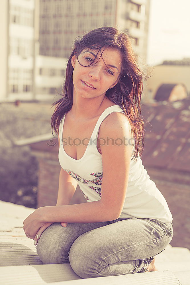 Young Woman Happy