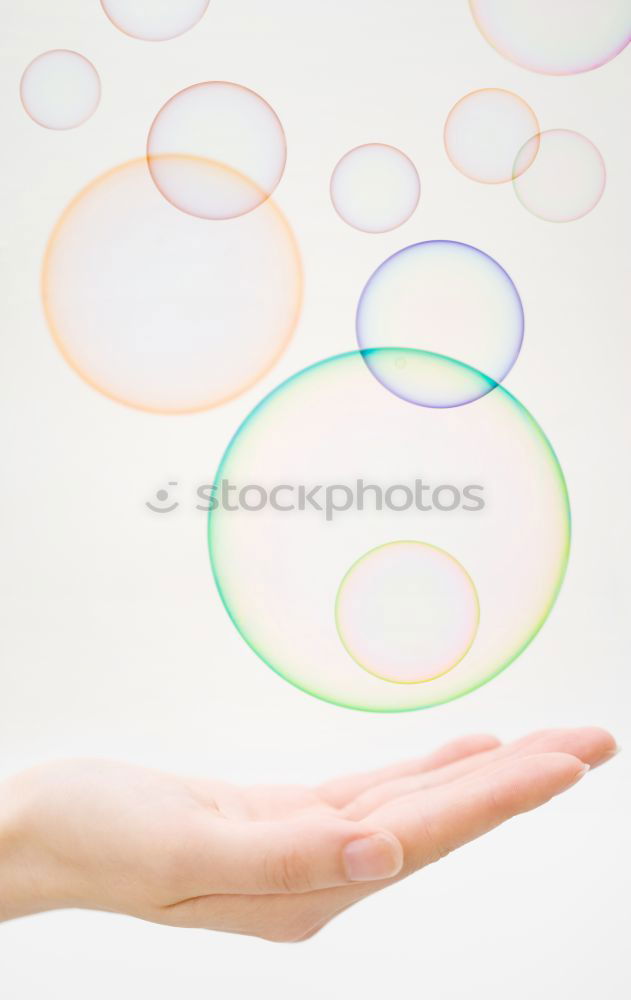 Similar – Image, Stock Photo Nu blow times fast ! (Boy portrait with soap bubbles, detail)