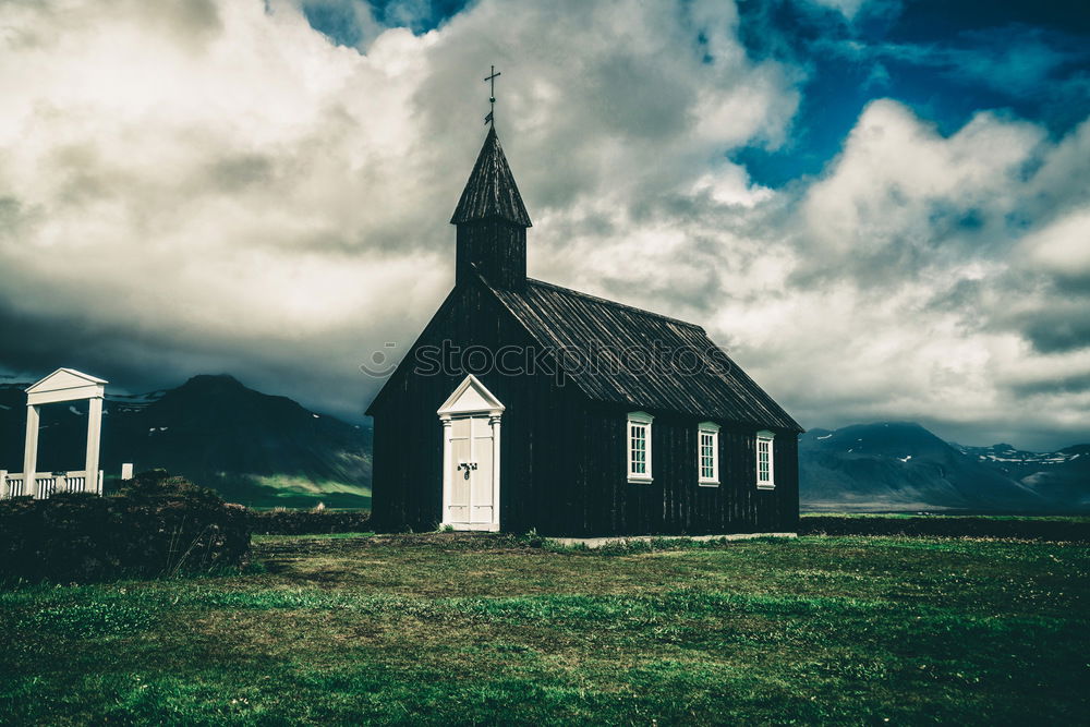 Similar – Church vin Vik, Iceland