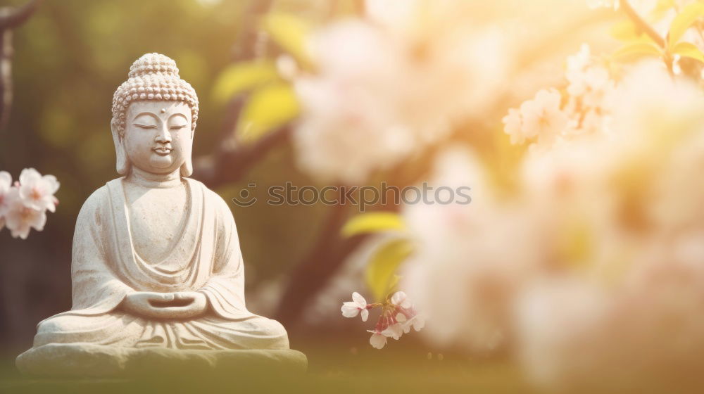 Similar – Image, Stock Photo Buddha statue in the garden