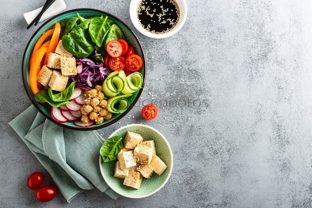 Similar – Geometric bowl of Asian Noodle Soup with chopsticks