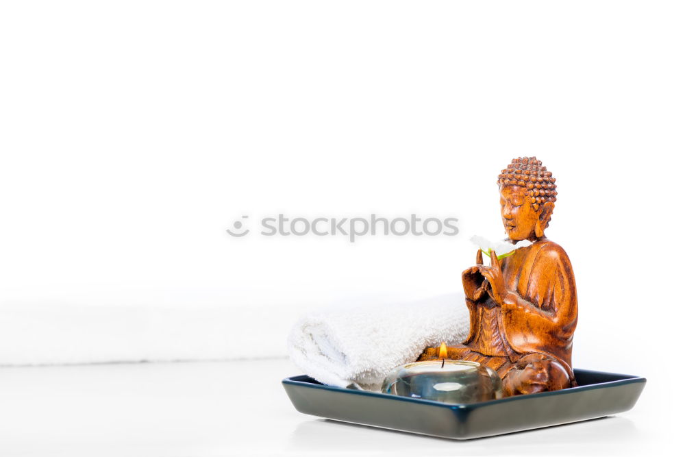 Similar – Image, Stock Photo Buddha mindfulness silence