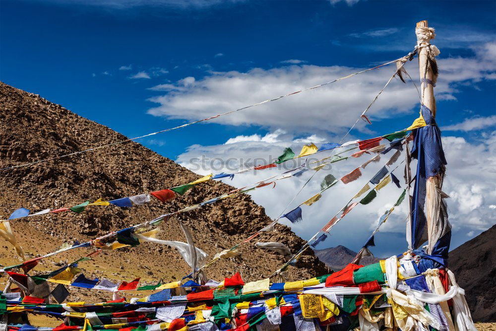 Similar – Image, Stock Photo prayer flags Tourism