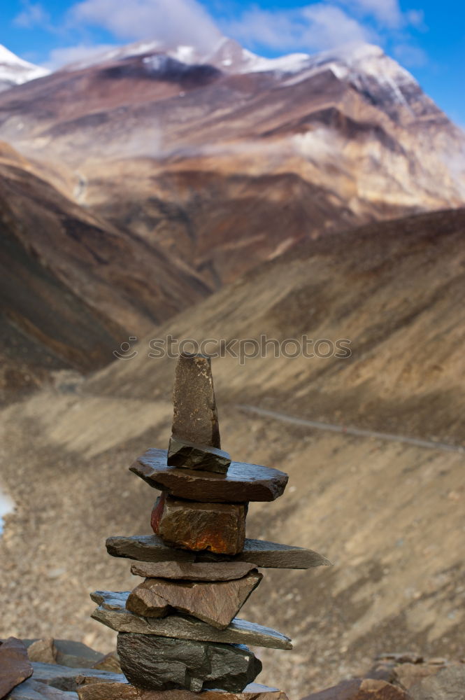 Similar – Image, Stock Photo mountain stuff Meditation