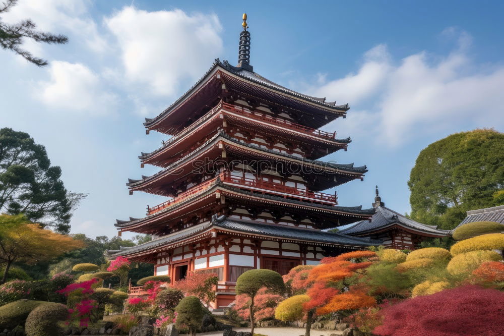 Similar – Image, Stock Photo Beautiful Asian shrine