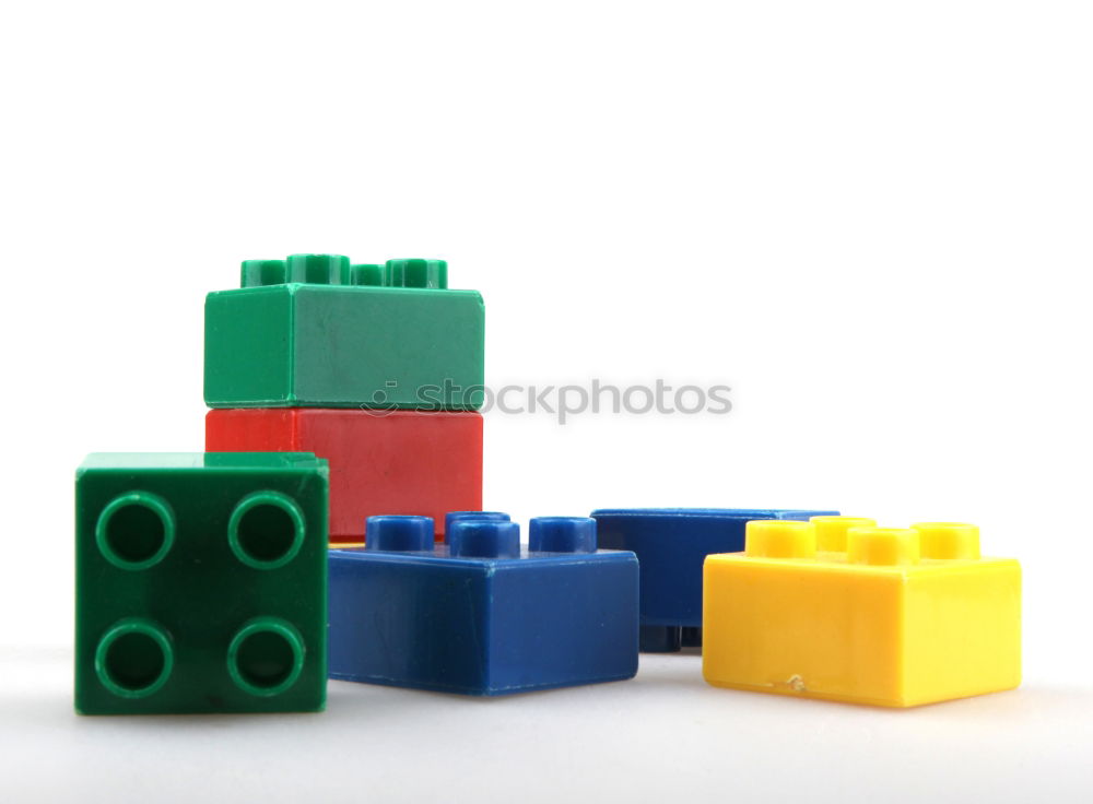 Similar – Image, Stock Photo Floating Plastic geometric cubes in the air. Construction toys