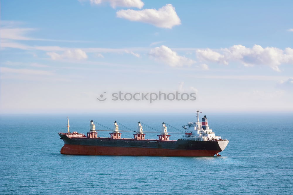 Similar – Cargo Ships in the Sea