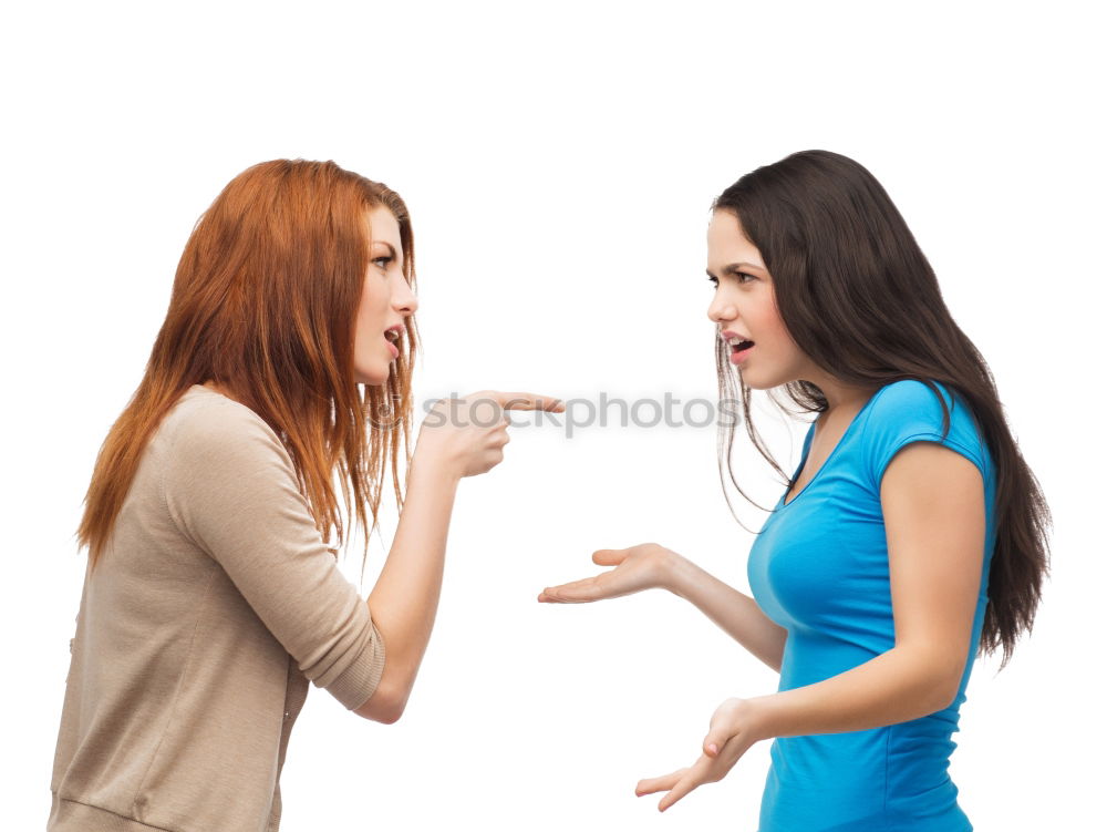 Similar – Image, Stock Photo Female couple standing together