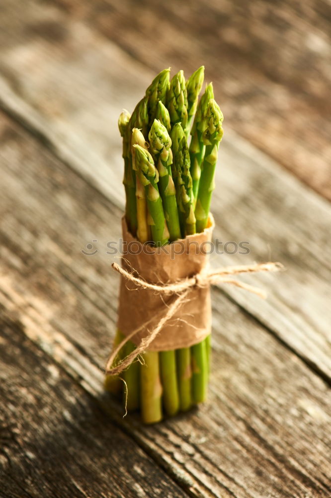 Similar – Image, Stock Photo Fresh asparagus with knife