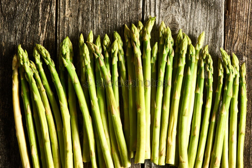 Similar – Image, Stock Photo Green asparagus Food