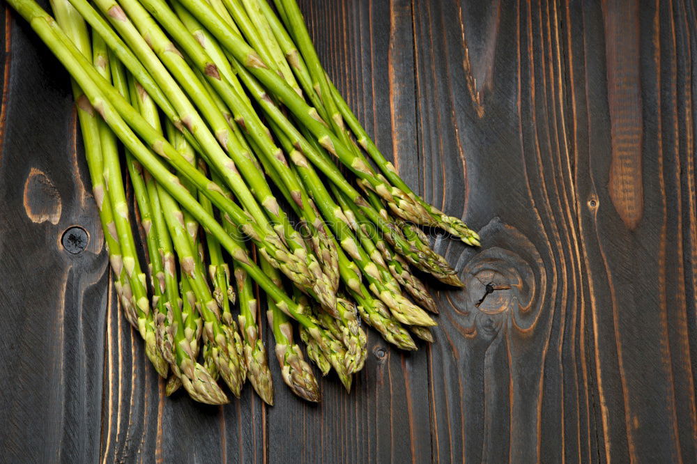 Similar – Image, Stock Photo Fresh asparagus with knife