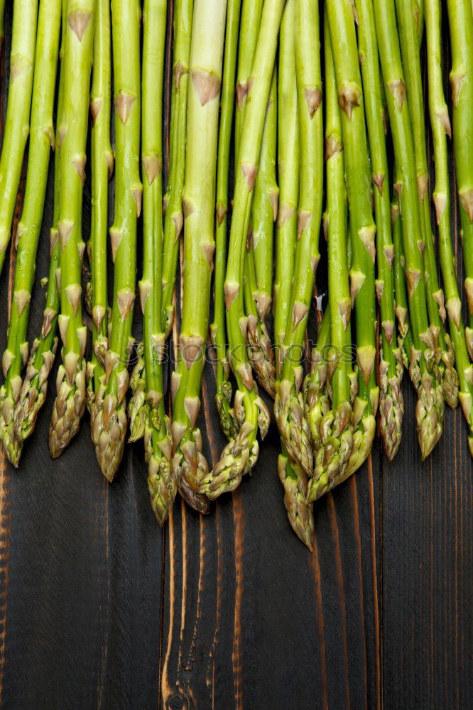 Similar – Image, Stock Photo Green asparagus Food