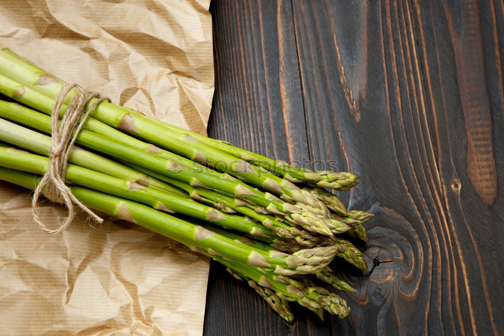 Similar – Image, Stock Photo Fresh asparagus with knife