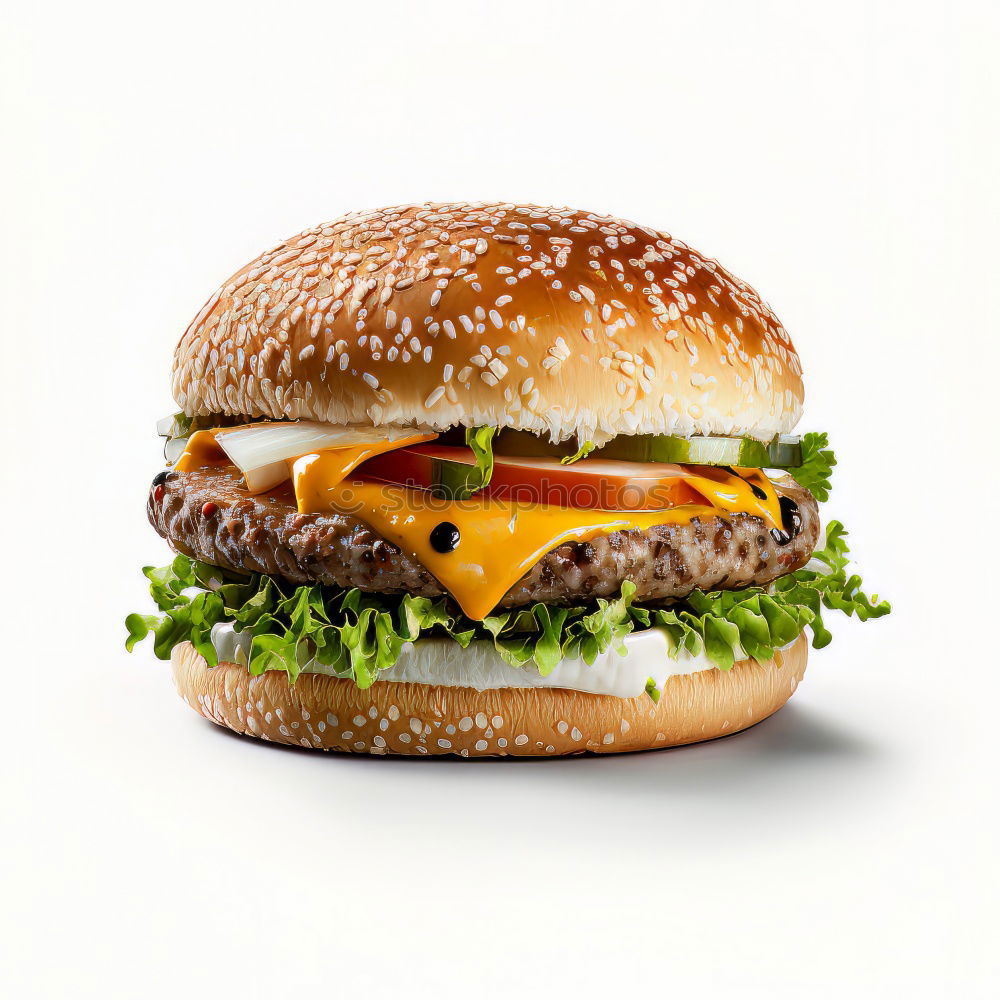 Similar – Image, Stock Photo real cheeseburger