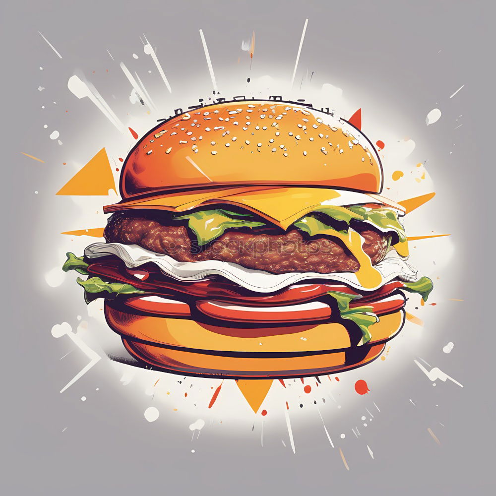 Similar – Image, Stock Photo hamburger Food Meat Roll