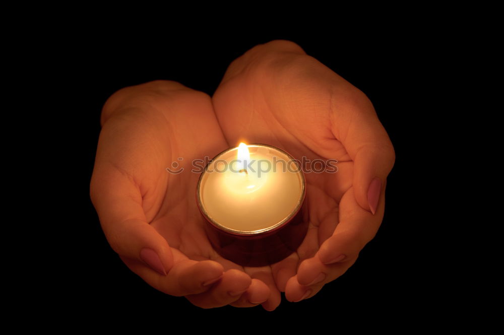 Similar – Image, Stock Photo candlelight Candle Light