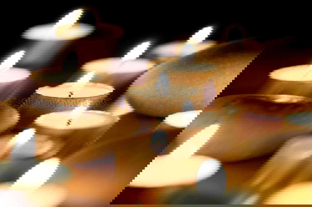 Similar – Image, Stock Photo Candles in church that give comfort