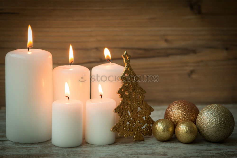 Similar – Image, Stock Photo Advent wreath on the table