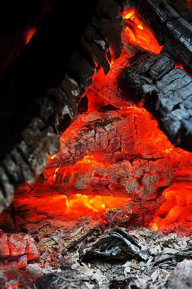 Similar – Foto Bild Grillkohle Camping heiß