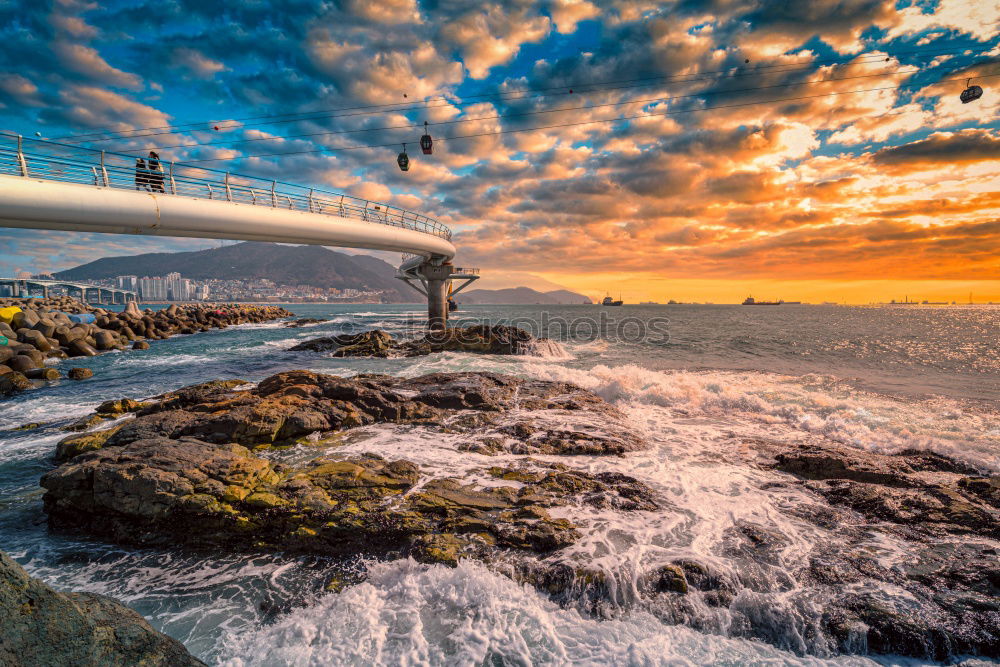 Sunset at Golden Gate Bridge in San Francisco, California