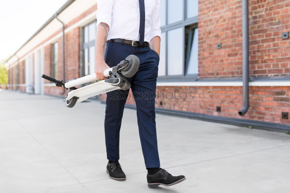 Similar – Image, Stock Photo Businessman in the Street.