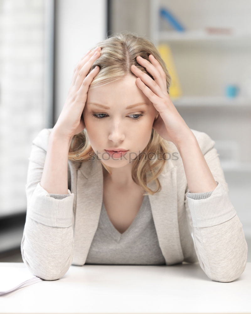 Similar – Image, Stock Photo asian woman sitting alone in the house