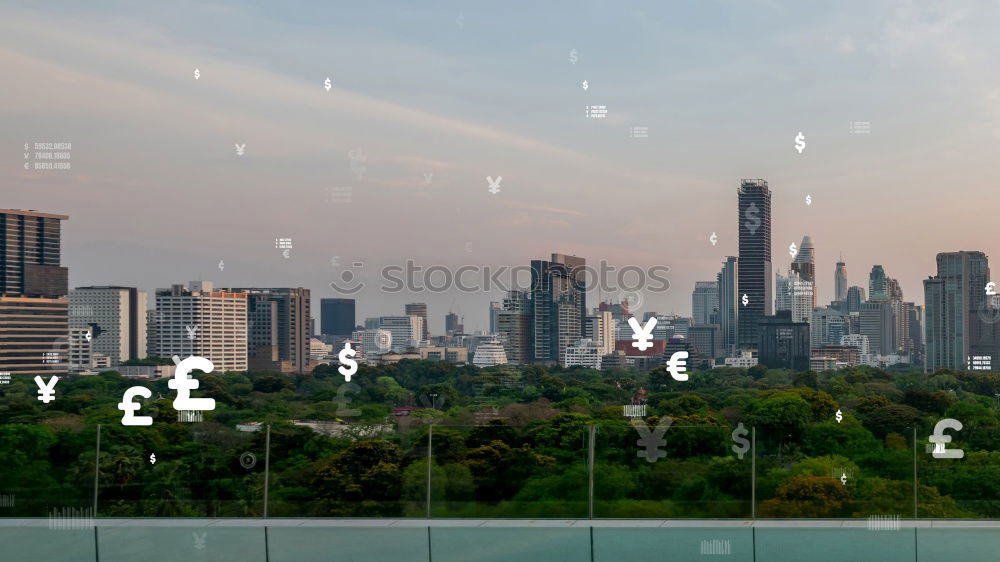 Similar – Himmel vs. Stadt 01 Wolken