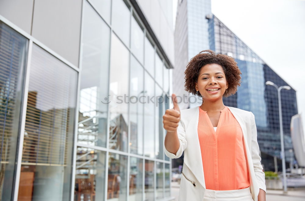 Image, Stock Photo laughing young woman