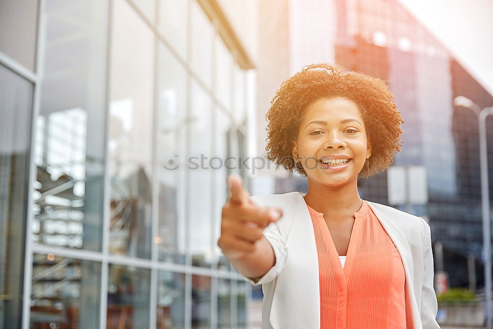 Similar – Image, Stock Photo laughing young woman