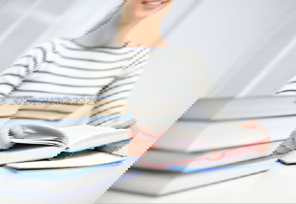 Similar – Image, Stock Photo Reading pleasure