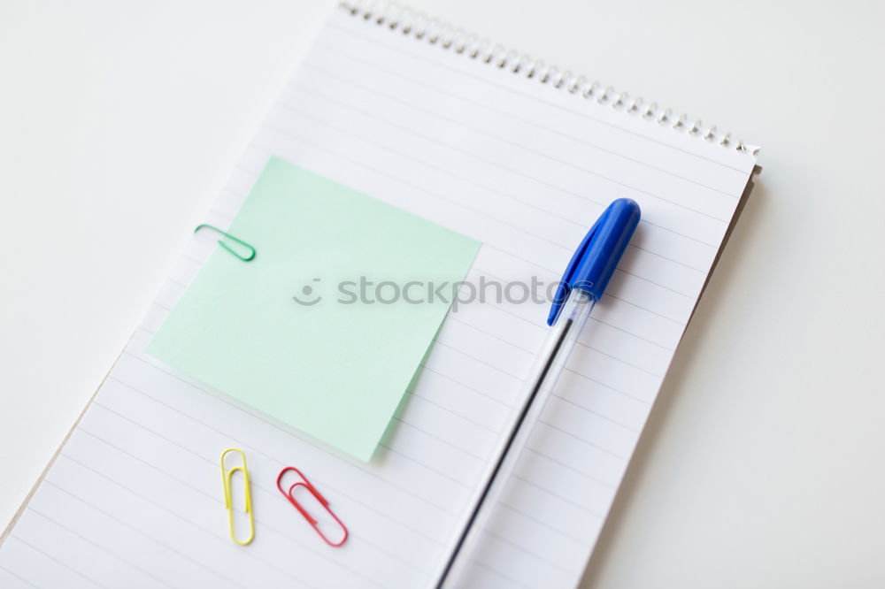 Similar – Image, Stock Photo open small blank notebook with white sheets