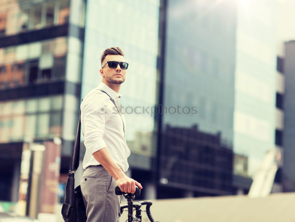 Similar – Image, Stock Photo Portrait of a man in a jumpsuit