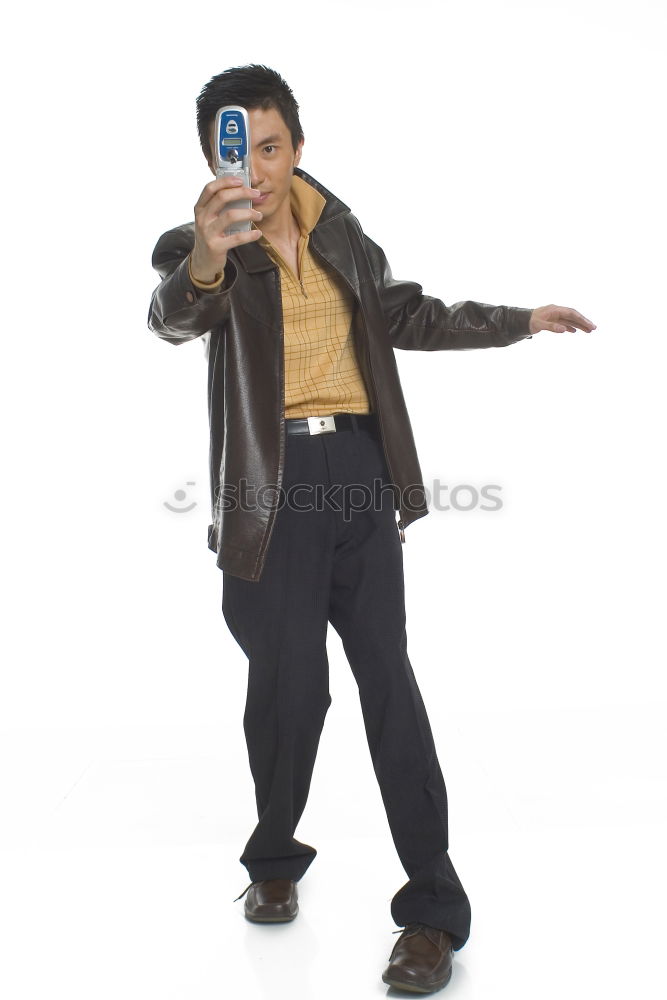 Similar – Image, Stock Photo Woman with monkey mask looking at her smartphone