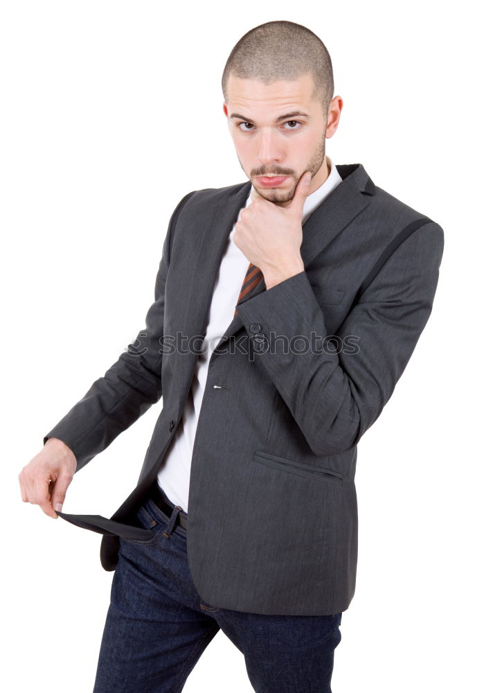 Similar – Image, Stock Photo Man buttoning belt on pants