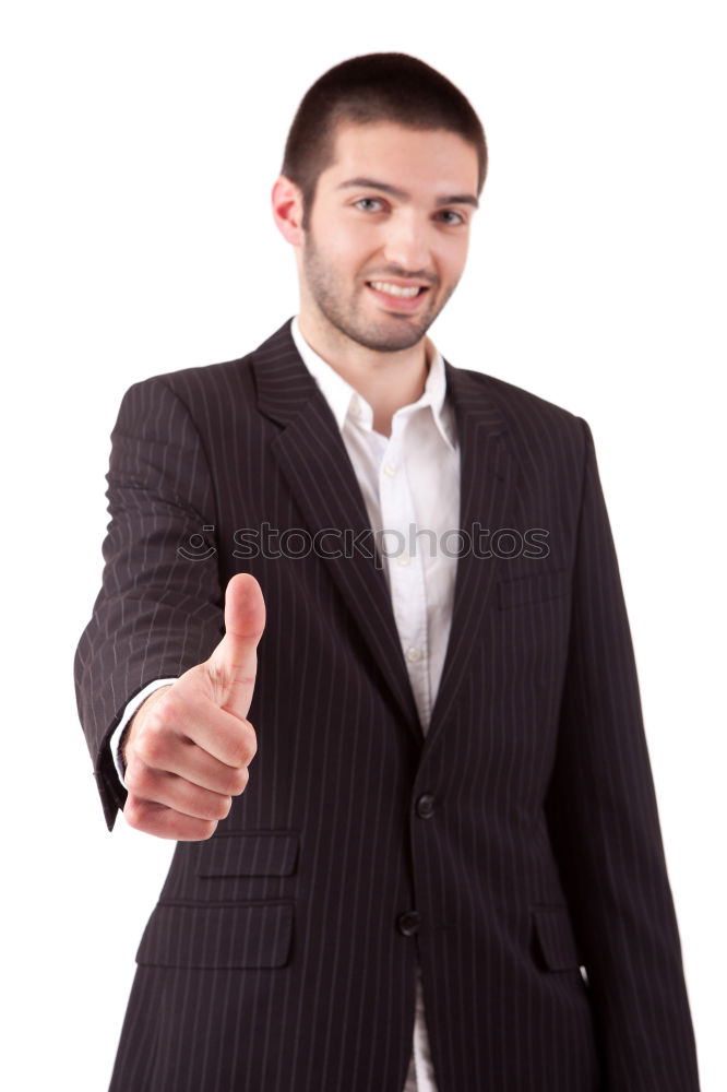 Similar – Young businessman near a modern office building