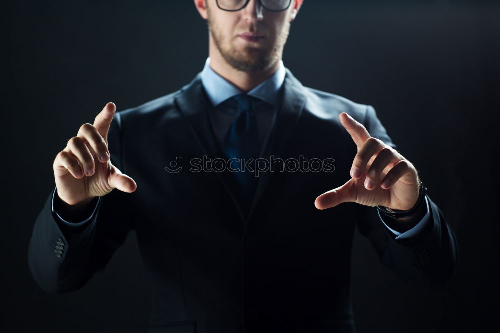 Similar – Image, Stock Photo Young bald guy showing tattoos