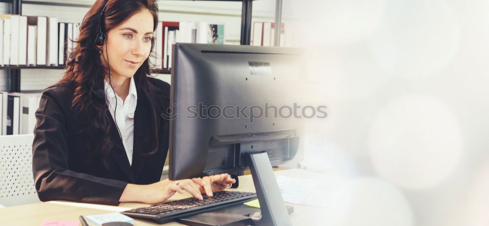 Similar – Image, Stock Photo #A# Working on the notebook