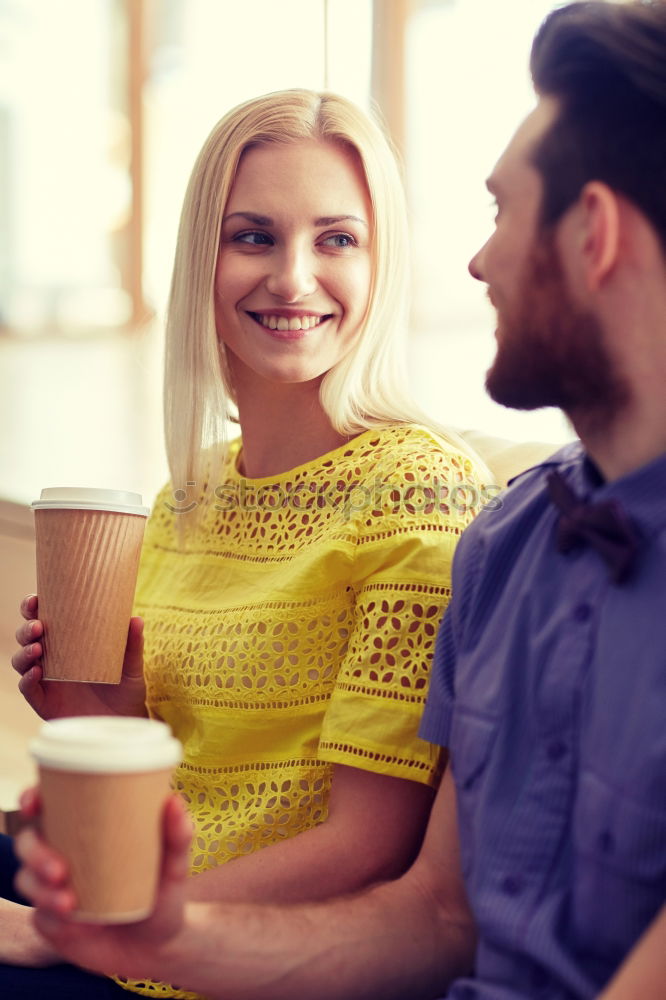 Similar – Young beautiful woman is making coffee in country house.