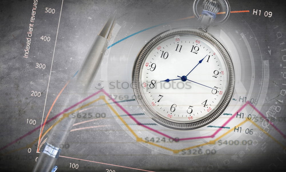 Similar – Image, Stock Photo Time on the run Clock