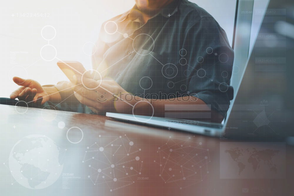 Similar – Image, Stock Photo Young businessman using laptop
